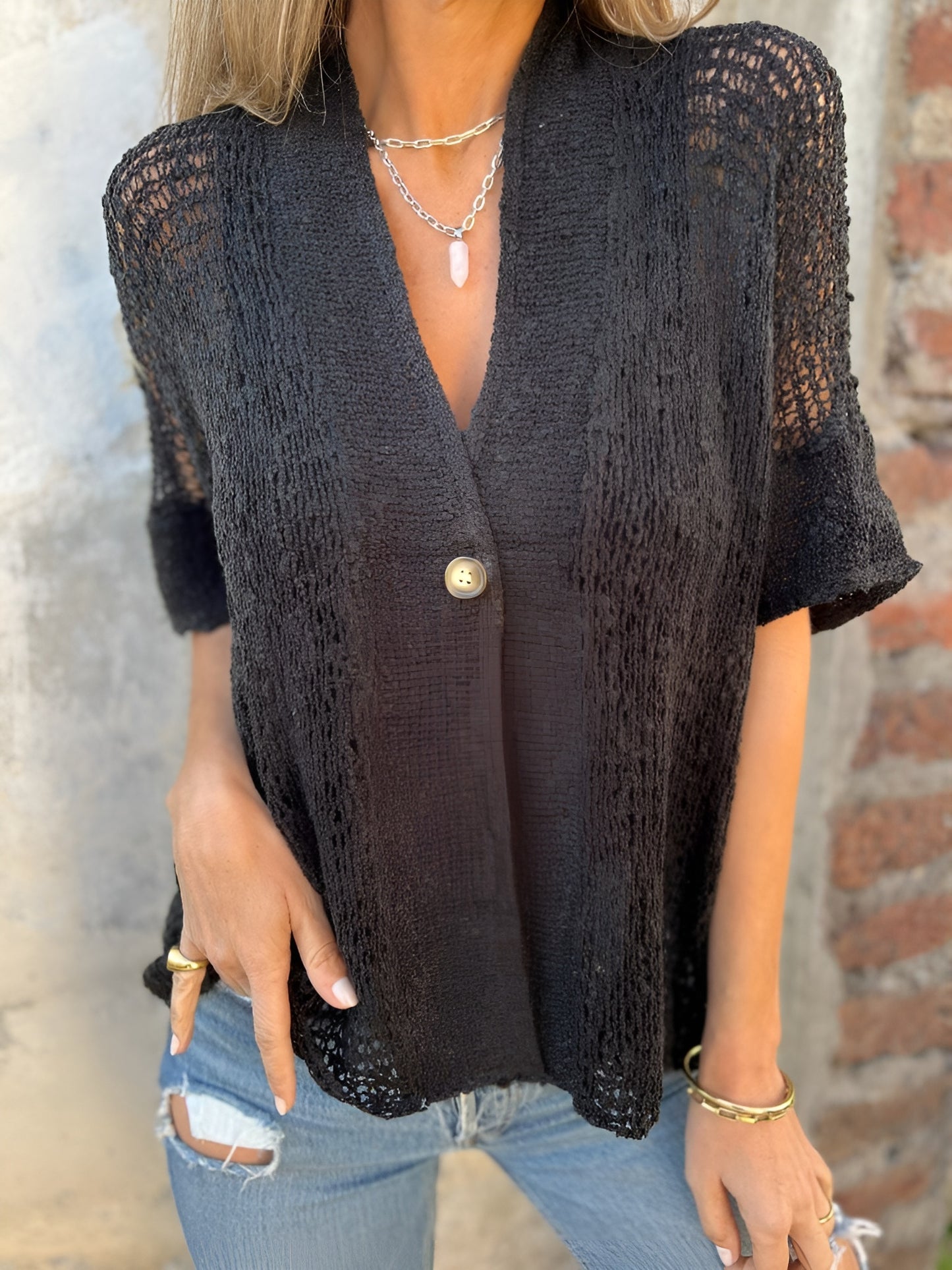 Valeria™ - Top Elegante con Textura