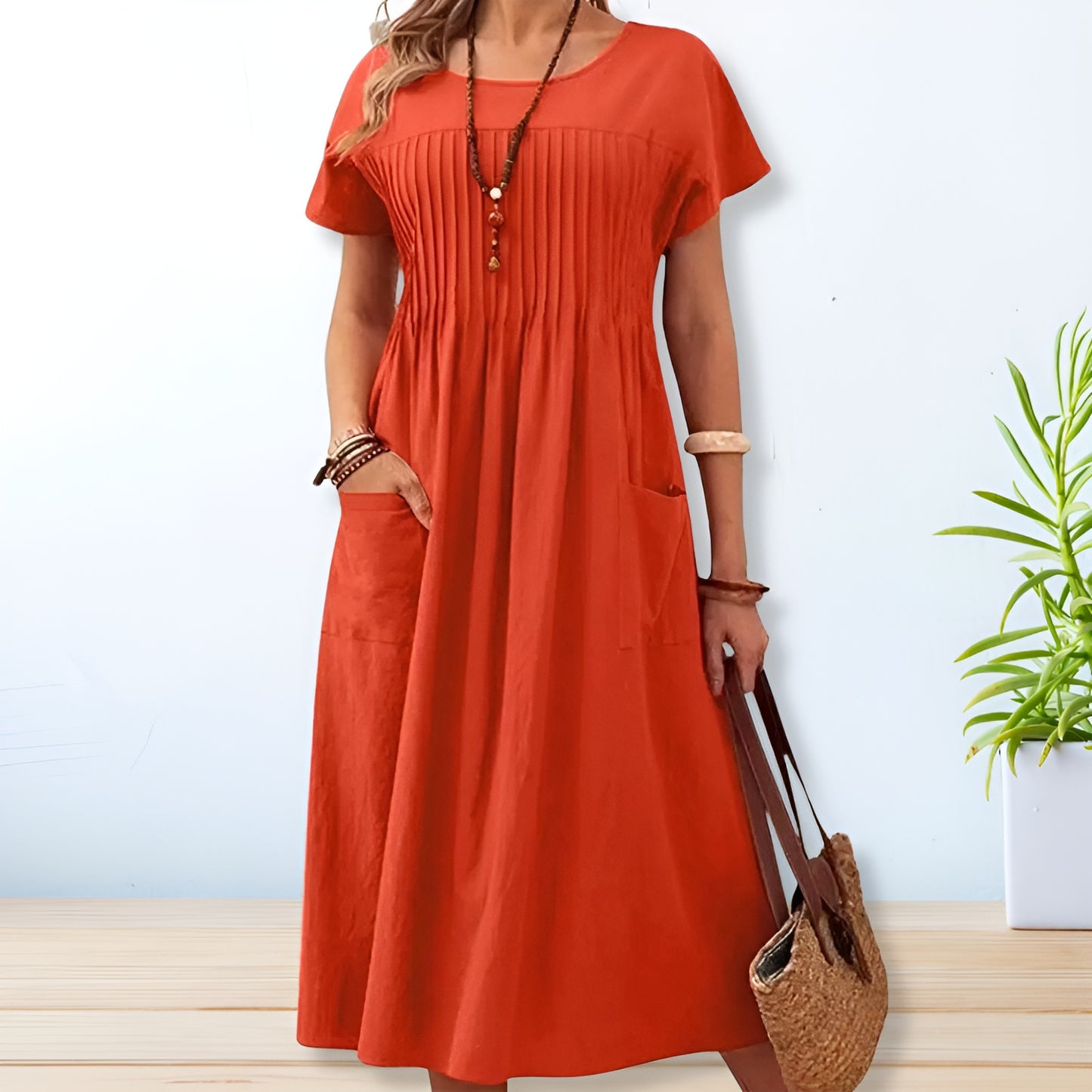 Teresa™ - Vestido Elegante con Bolsillos