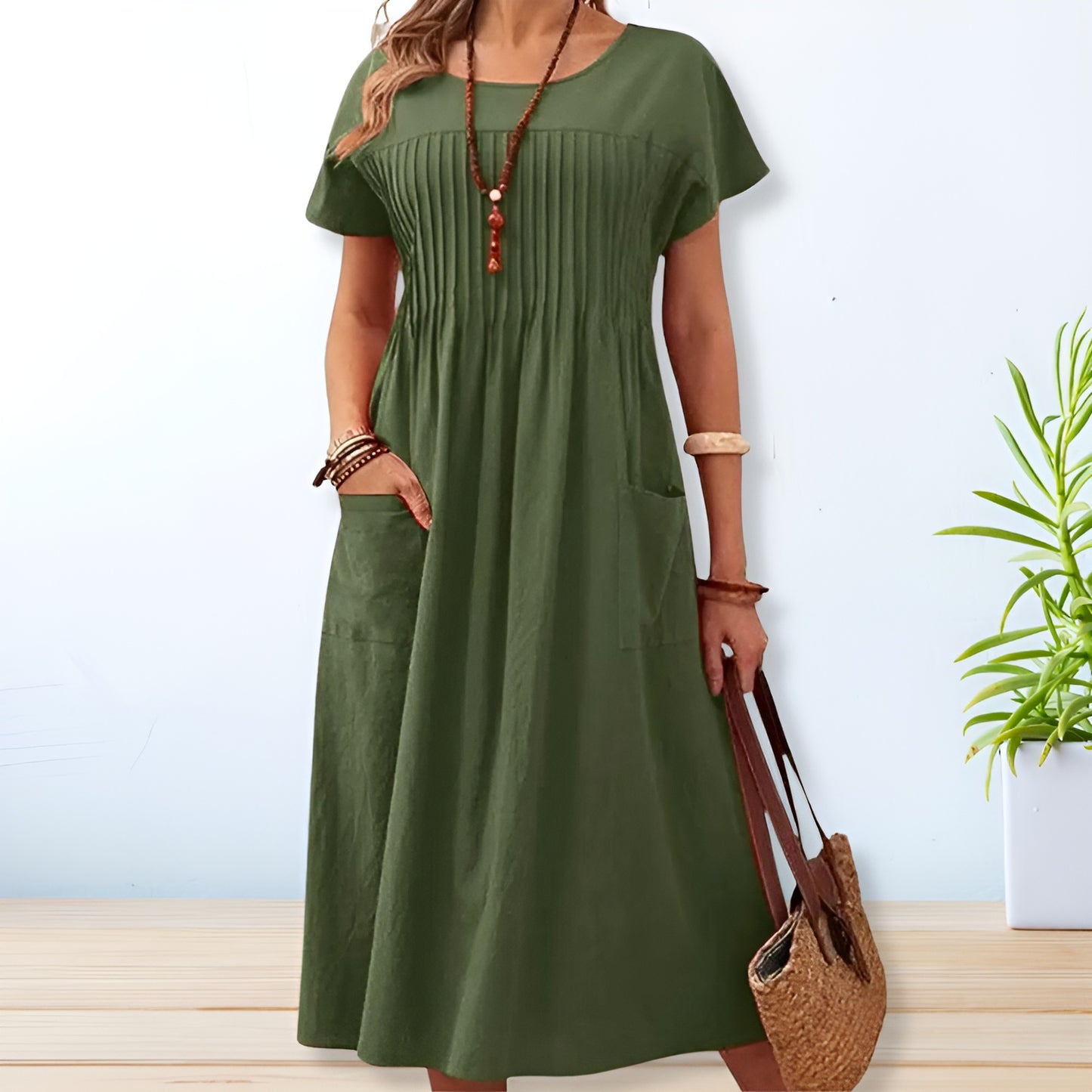 Teresa™ - Vestido Elegante con Bolsillos