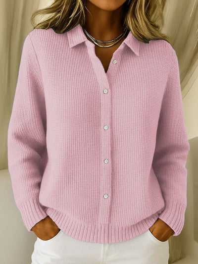 Eva™ | Cardigan de botones clásica de punto