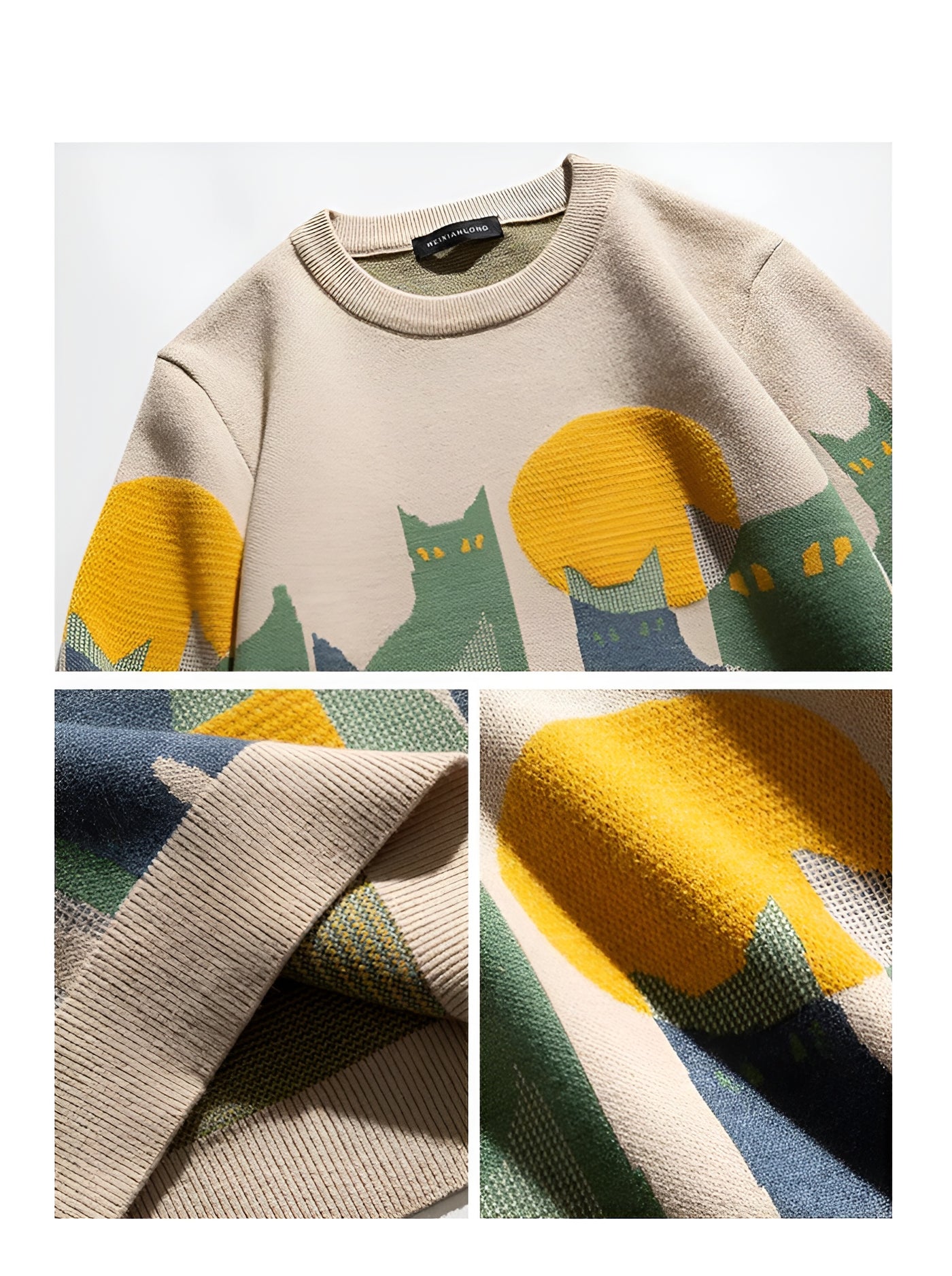 Iván™ | Suéter Unisex de Gatos