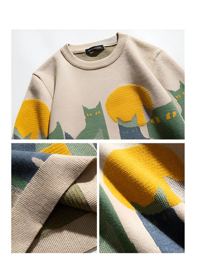 Iván™ | Suéter Unisex de Gatos