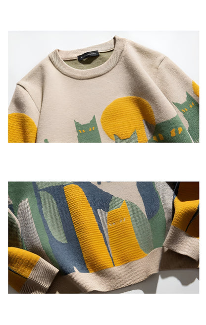 Iván™ | Suéter Unisex de Gatos