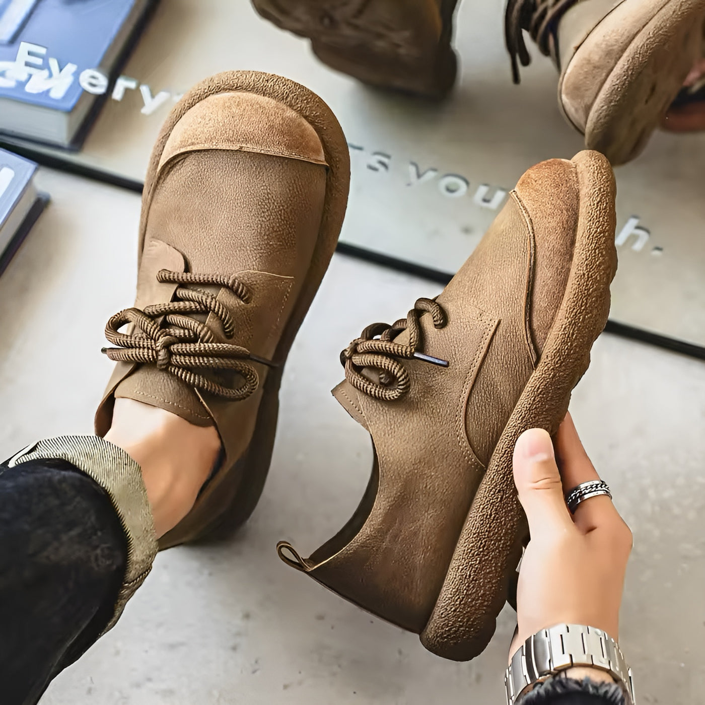 Alberto | Zapatos ortopédicos de cuero premium