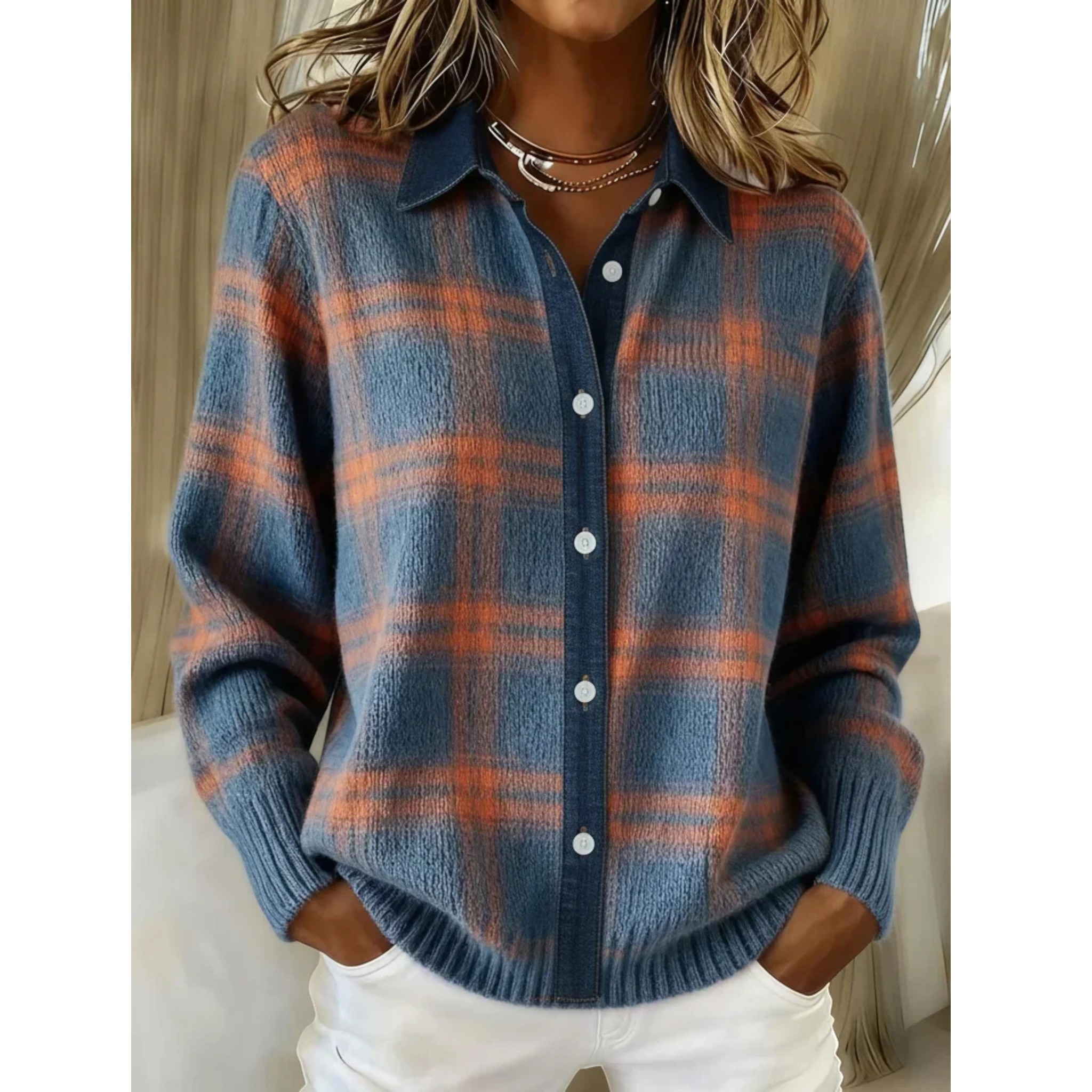 Azul y Naranja / 3XL