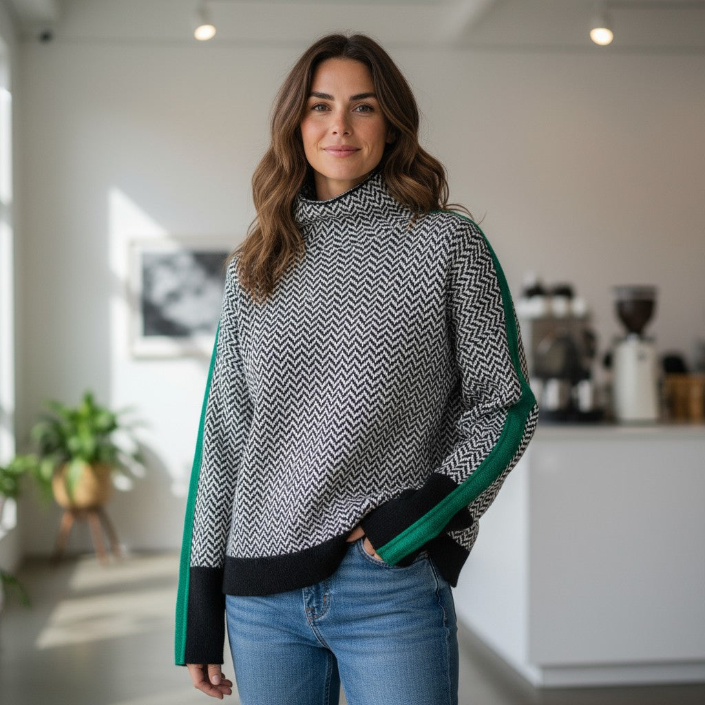 Mila™ | Suéter de cuello alto